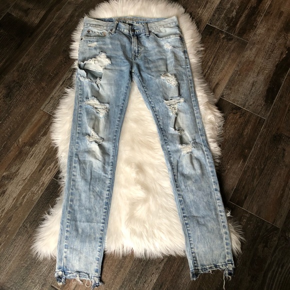 American Eagle Outfitters Denim - American Eagle Distressed Raw Hem Flex Jeans 29
